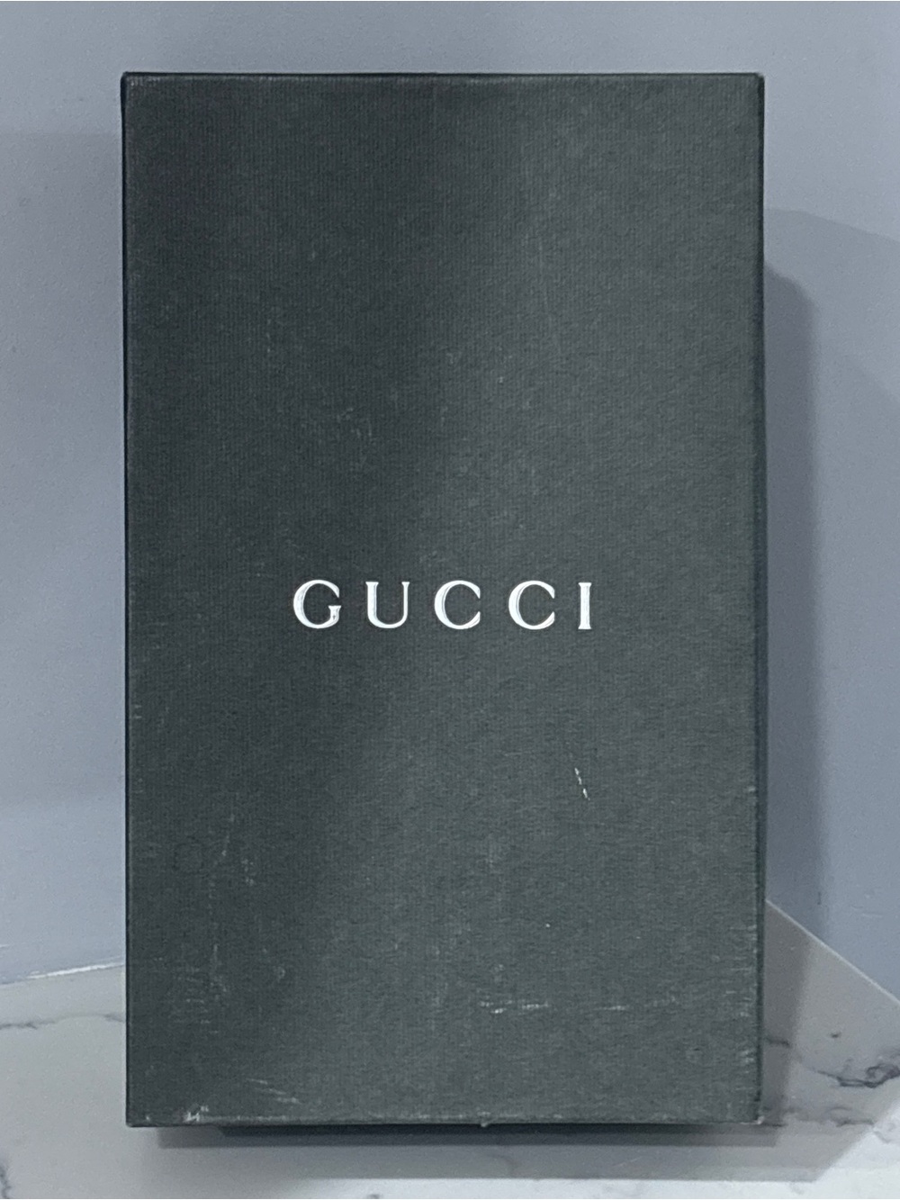 GUCCI 1953 Horsebit Loafer Black Leather Silver Tone Hardware Womens 37 C 7 - Picture 8 of 16